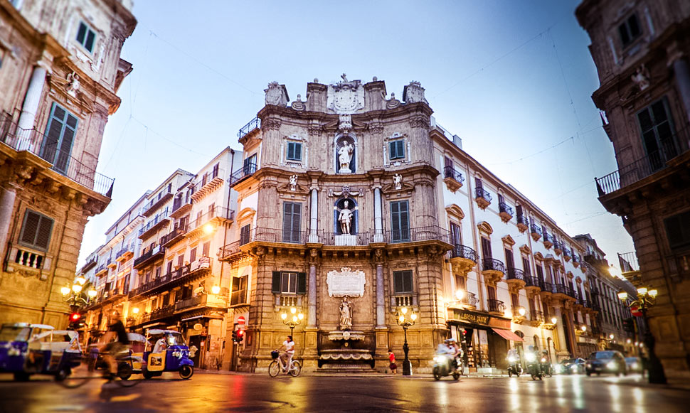 Palermo, Quattro Canti (the 4 city corners)